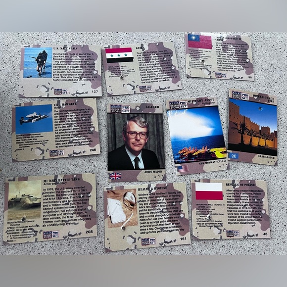 1991 35 packs ProSet Desert Storm Collectors Cards - Picture 7 of 8